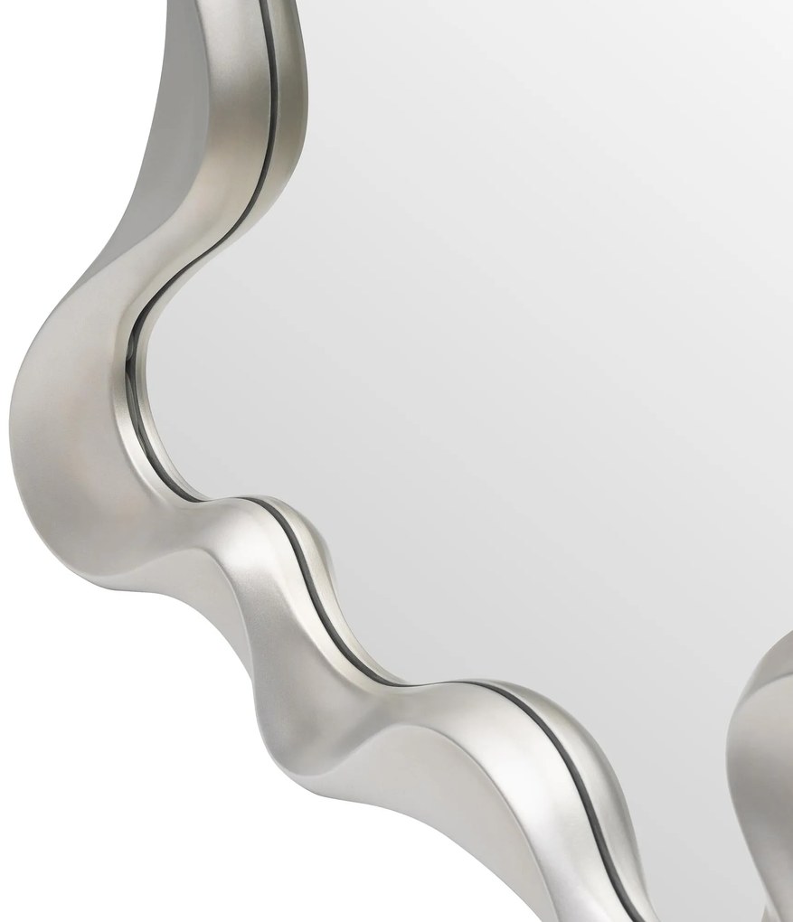 DECO lustro ścienne, srebrny antyczny 90/70/5 cm