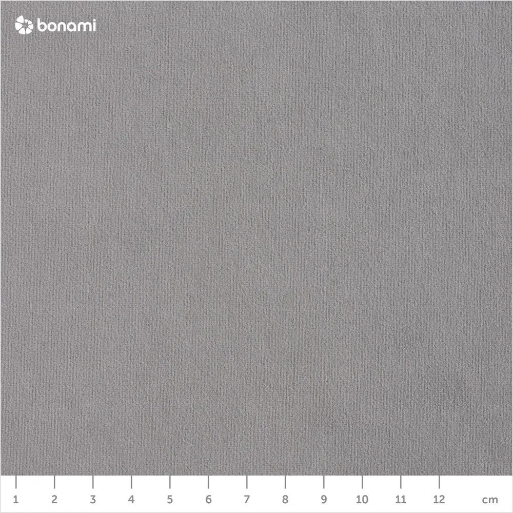 Jasnoszary aksamitny rozkładany narożnik (prawostronny) Sweet Harmony – Miuform