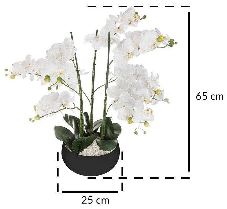 Storczyk sztuczny ORCHIDEE, 65 cm