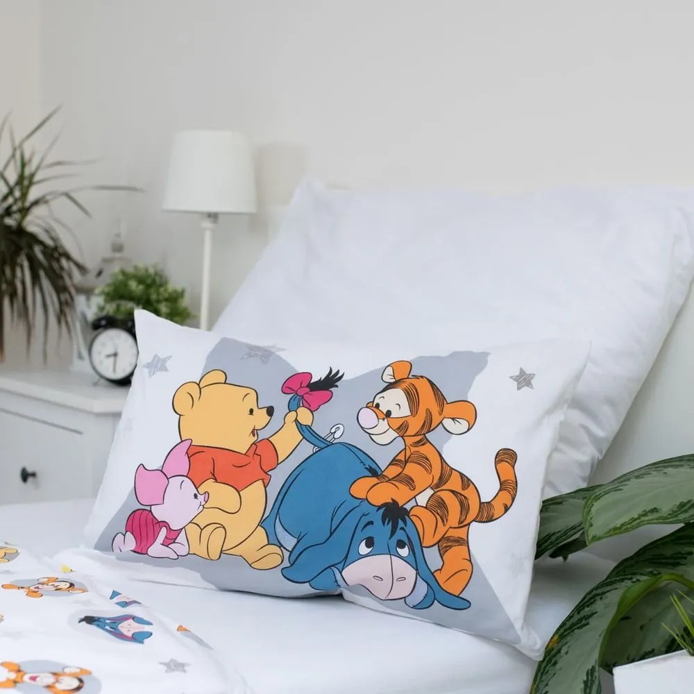 Bawełniana pościel dziecięca do łóżeczka 100x135 cm Winnie the Pooh "Stars" – Jerry Fabrics