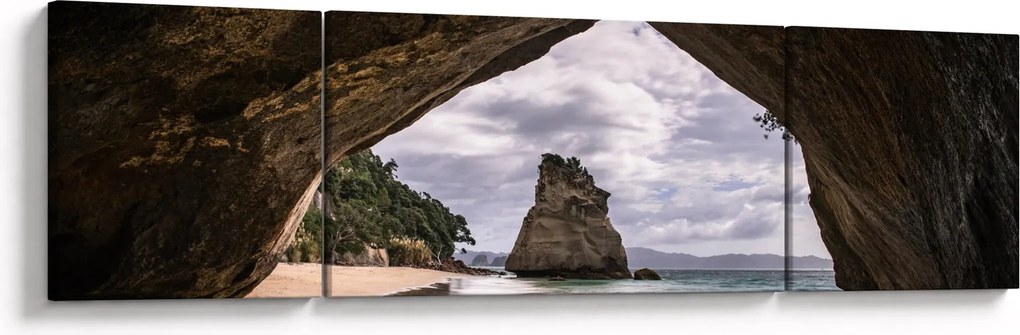 Obraz z jaskini, Nowa Zelandia (170x50 cm)