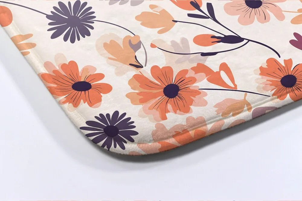 Dywanik pod prysznic Dywanik pod prysznic Kwiatowy wzór