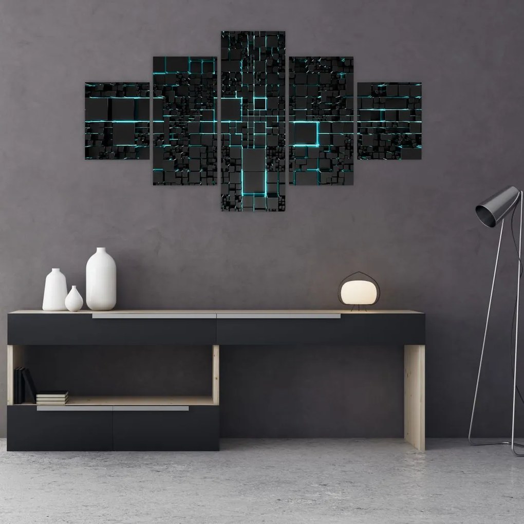 Obraz - Interfejs technologiczny (125x70 cm)