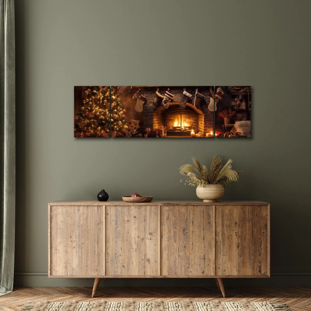 Obraz - Świąteczna atmosfera (170x50 cm)