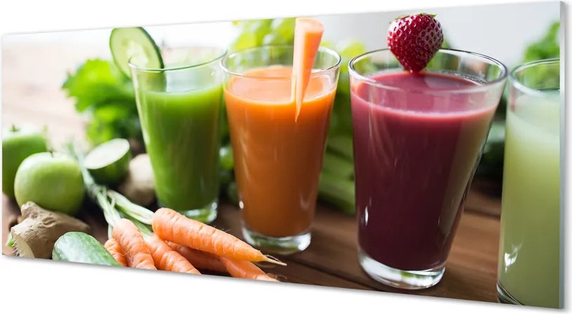 Szklany Panel Energetyczne Koktajle Warzywne