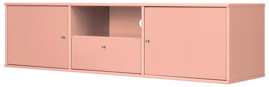 Różowa szafka pod TV 161x42x45 cm Mistral – Hammel Furniture