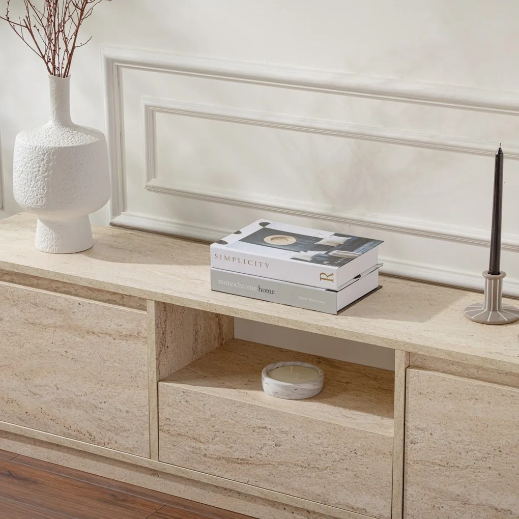 Stolik pod telewizor Vanguard Travertine