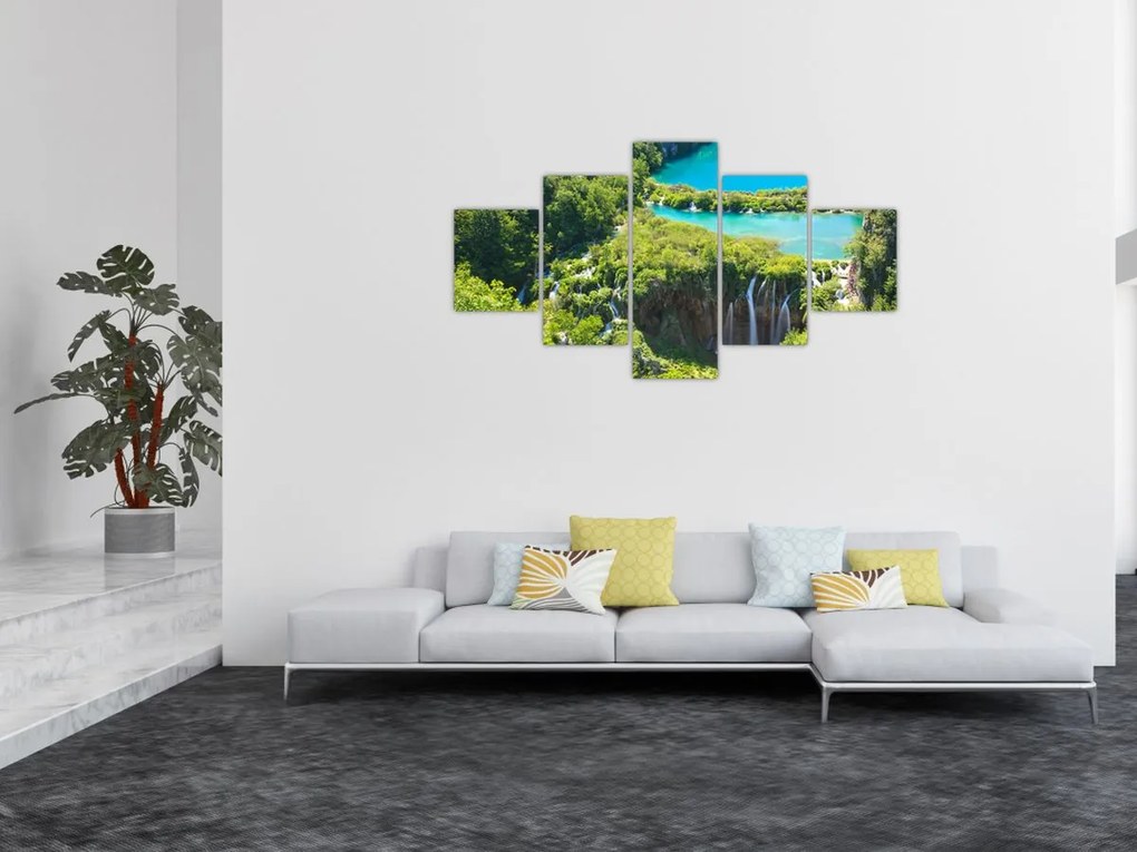 Obraz - Wodospady (125x70 cm)
