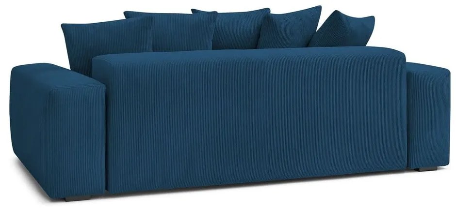 Ciemnoniebieska sztruksowa sofa 280 cm Voltaire – Bobochic Paris