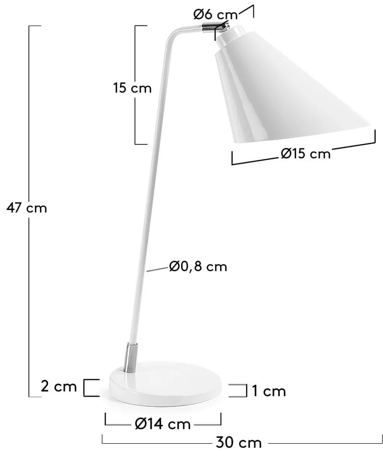 Lampa stołowa Kave Home Priti