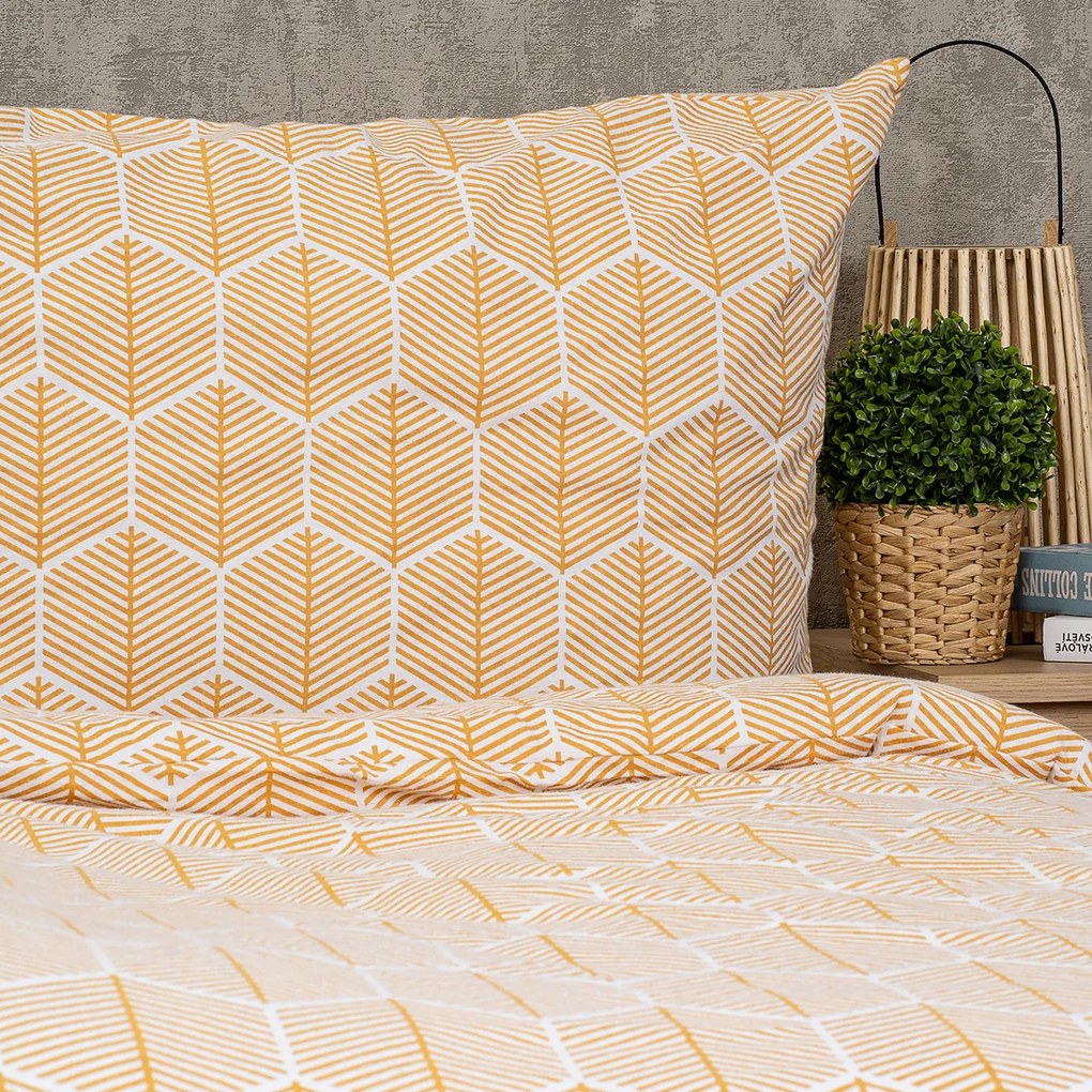 4Home Pościel flanelowa Honey, 160 x 200 cm, 70 x 80 cm