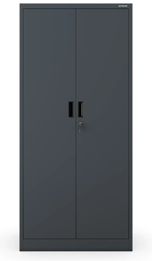 Szafa metalowa biurowa z 4 półkami antracytowa, 1750x800x400 mm: JAN Compact