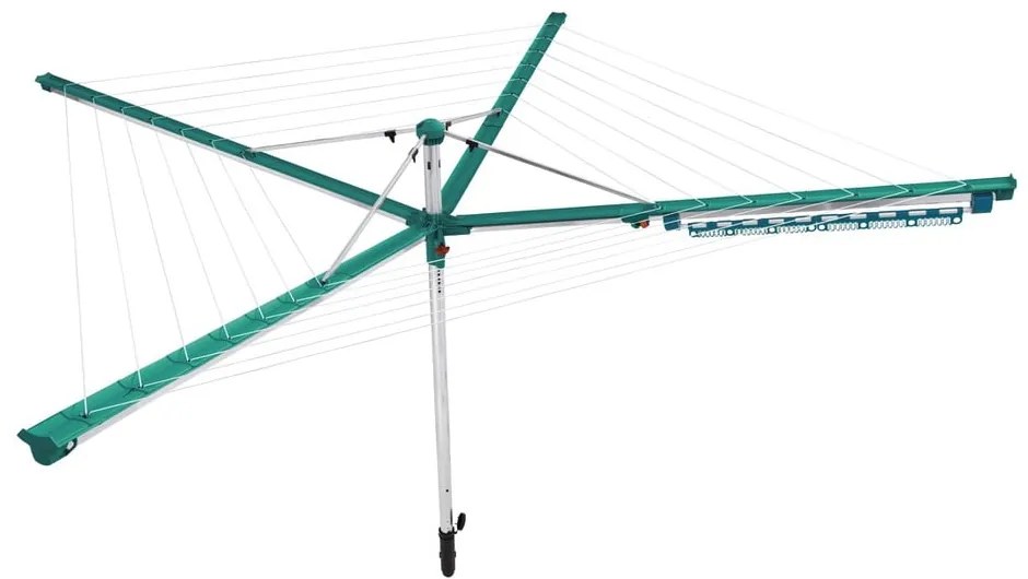 Ogrodowa suszarka na pranie w kolorze srebra 60 m Linomatic 600 Deluxe Cover – LEIFHEIT