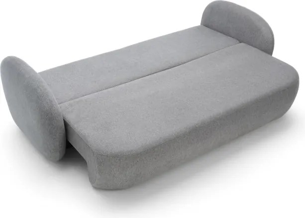 Sofa OLIO z funkcja spania i pojemnikiem JASNY SZARY ARAGON 93