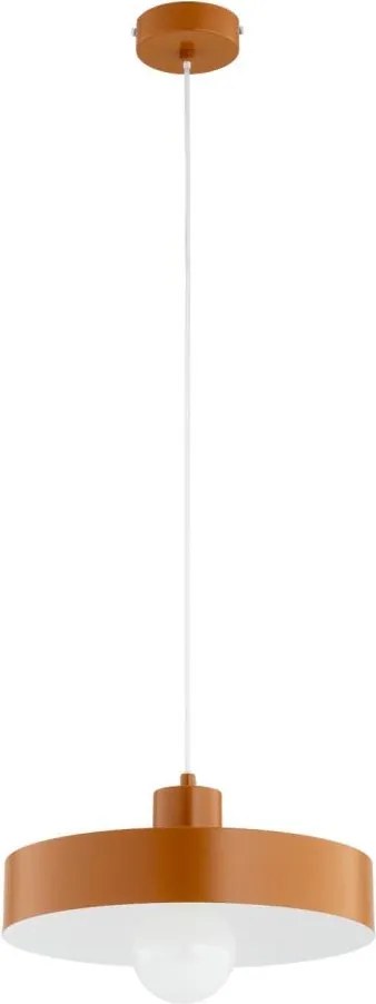 Lampa wisząca na przewodzie NEVERA 1xE27/15W/230V miedziana