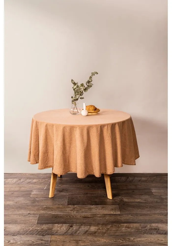 Bawełniany obrus ø 180 cm Myrna – Tiseco Home Studio
