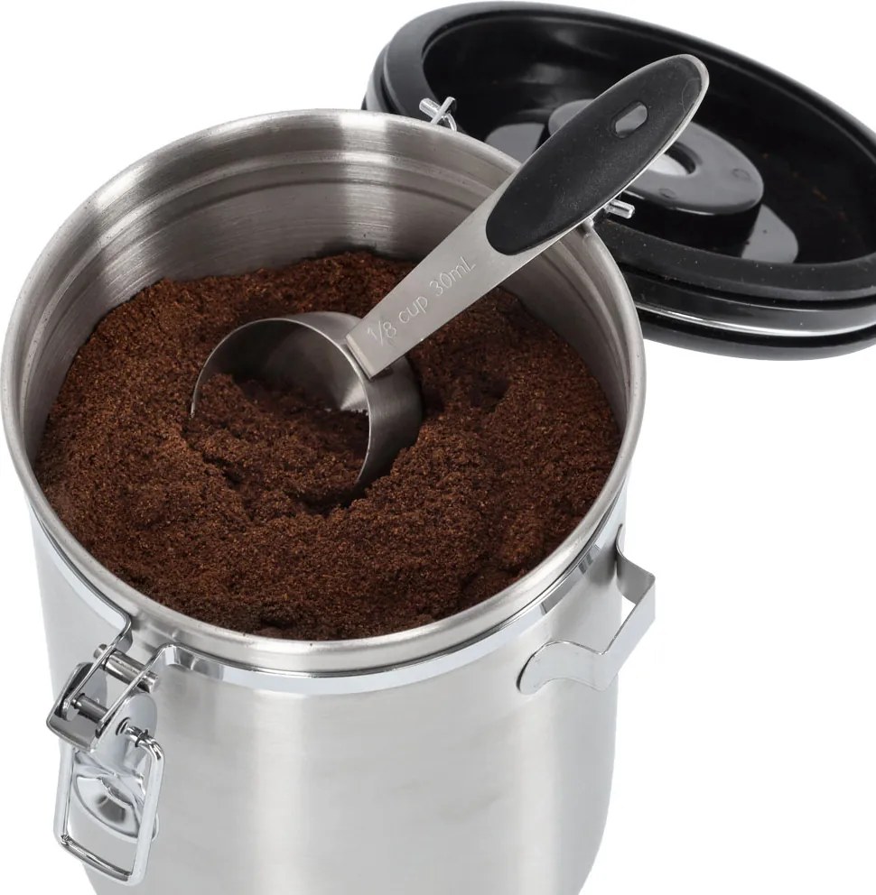 Szczelna puszka na kawę z klipsem i miarką, 1700 ml