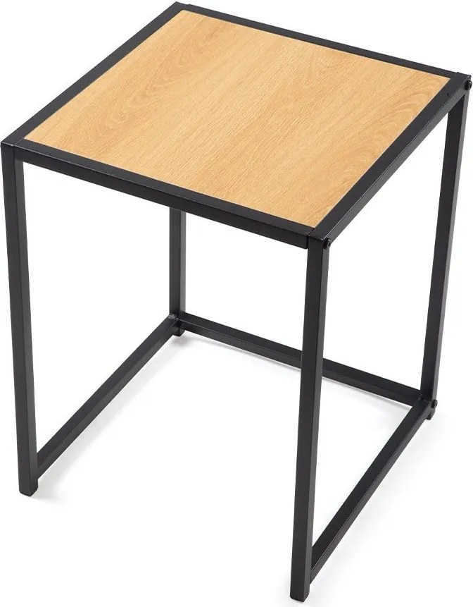 Stoliki w dekorze dębu zestaw 2 szt. 38x38 cm Noah – Bonami Essentials