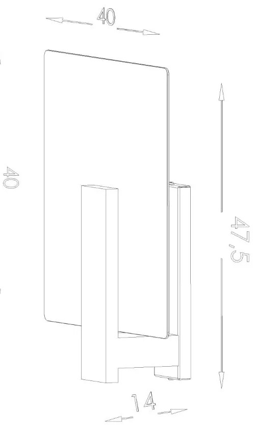 Biała lampa sufitowa ze szklanym kloszem 40x47.5 cm Parola – Sollux