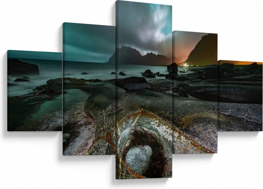 Obraz - Scena nocna (125x70 cm)