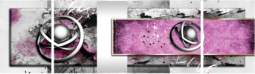 Obraz abstrakcji (170x50 cm)