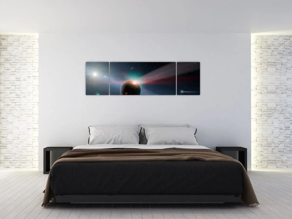 Obraz planety (170x50 cm)