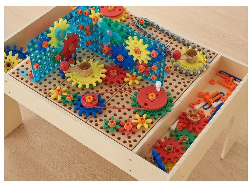 Masterkidz zestaw akcesoriów mix koła zębate do paneli ściennych stem 198 el.