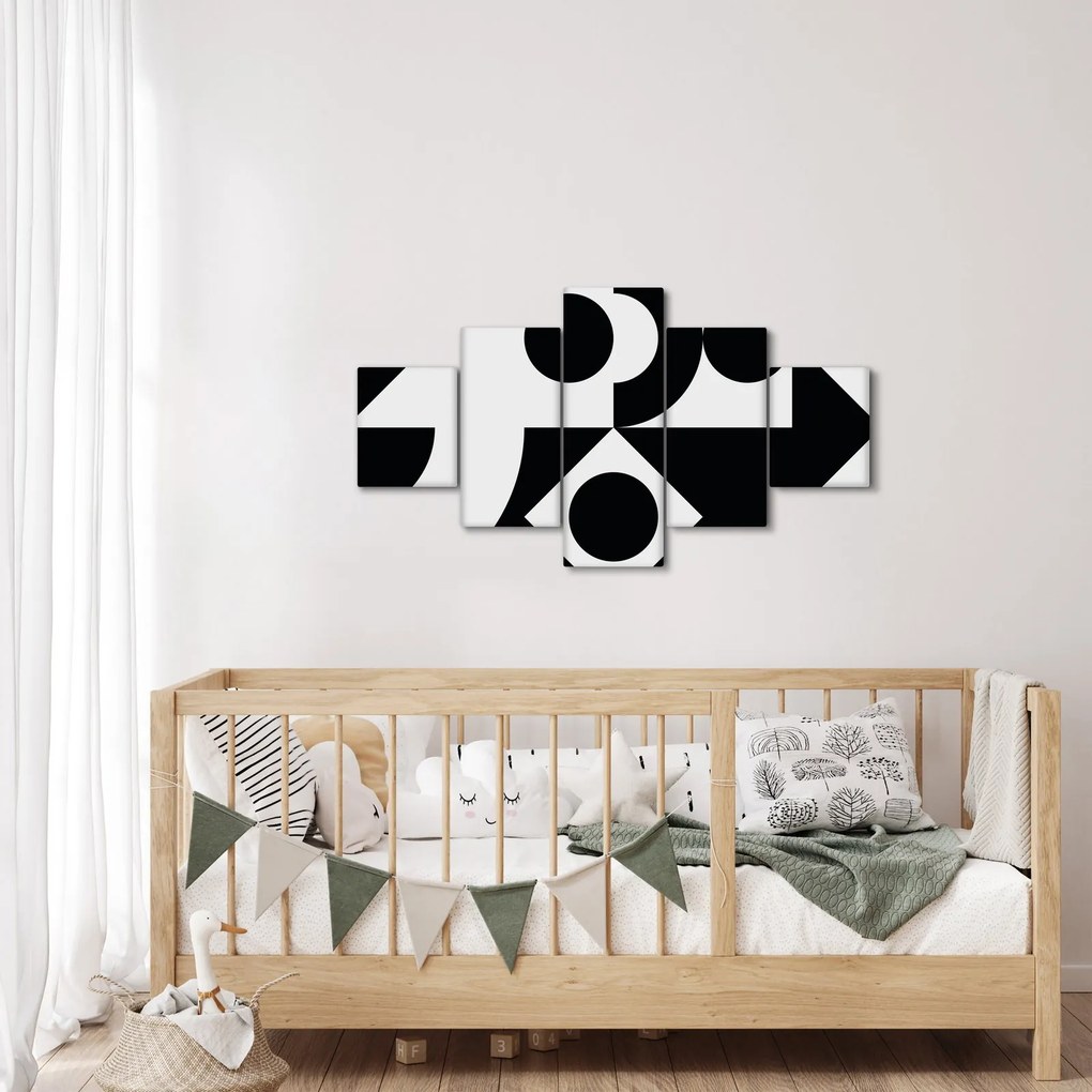 Obraz - Abstrakcja geometryczna N⁰1 (125x70 cm)