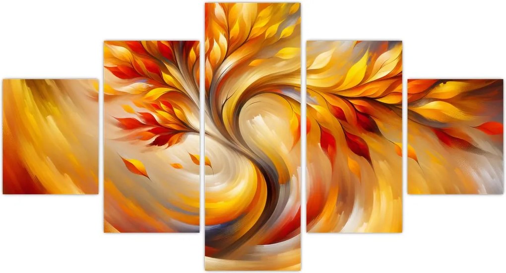 Obraz - Jesienne drzewo (125x70 cm)