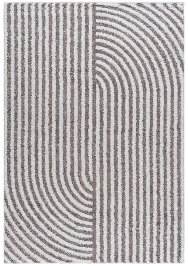 Beżowy Elegancki Dywan W Minimalistycznym Stylu 120 Cm F3-M99