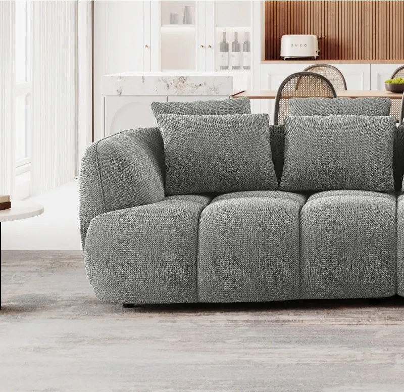 SOFA Kanapa BESSO wolnostojąca w tkaninie ARTICO 05