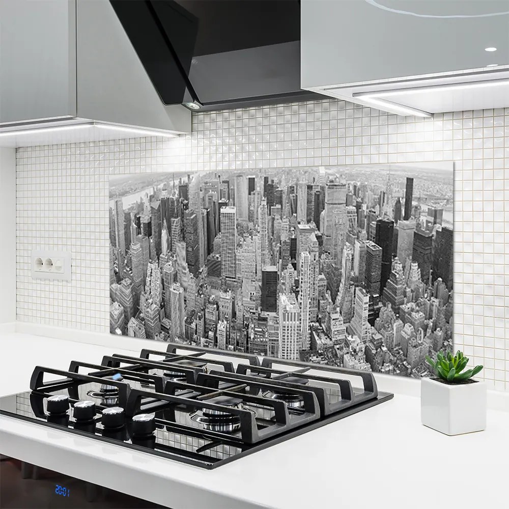 Panel Kuchenny Panorama Nowoczesnego Miasta