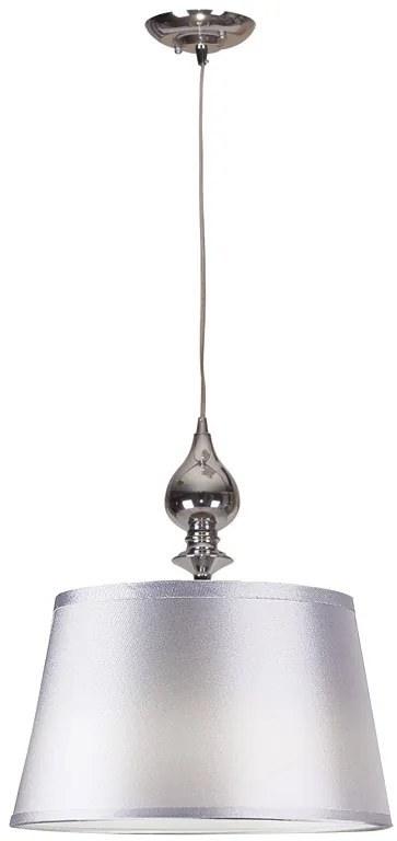 Srebrna lampa wisząca nad stół - T032 Terroni