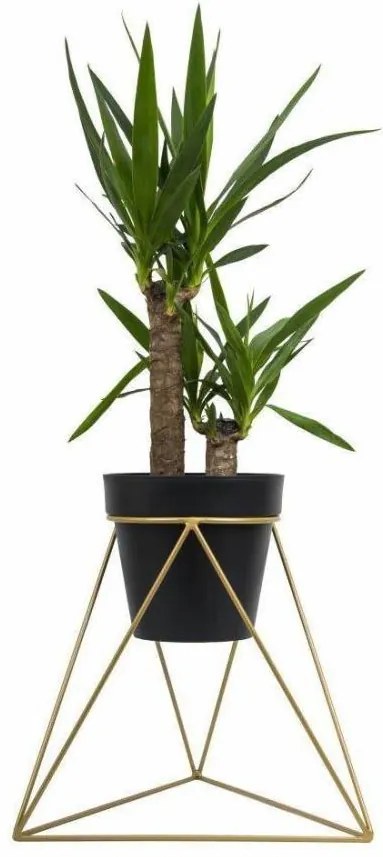Stojak na doniczkę TRIANGL 40x45 cm złoty