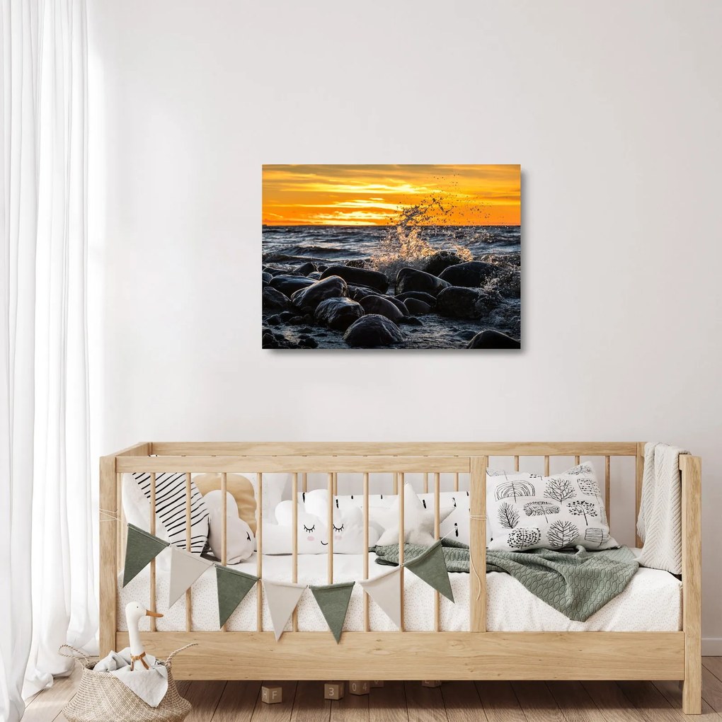Obraz na szkle - morze (70x50 cm)