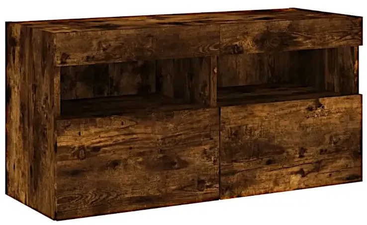 5-częściowy zestaw mebli w kolorze przydymionego dębu - Ramoni