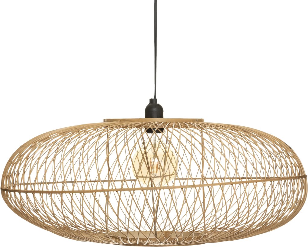 Lampa wisząca bambusowa LOREN, Ø 60 cm