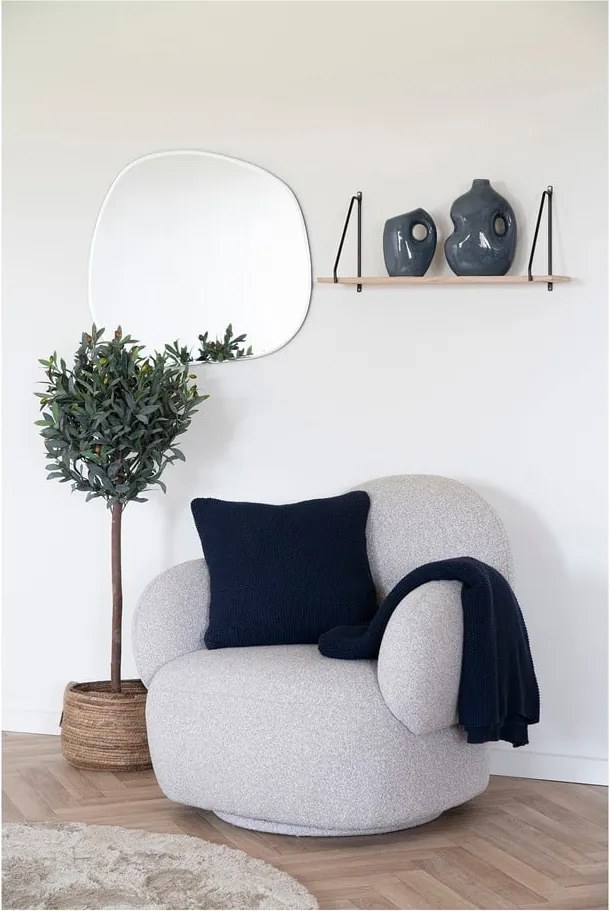 Ciemnoniebieski ceramiczny wazon (wysokość 18 cm) – House Nordic