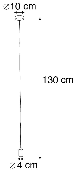 Inteligentna lampa wisząca czarna z WiFi G95 - Facil