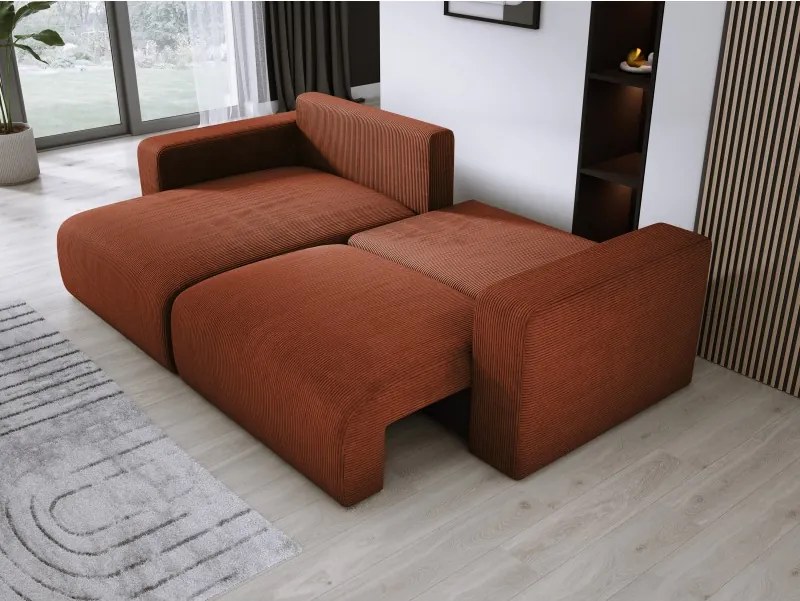 Narożnik wolnostojący CARL Lewy w tkaninie POSO 039