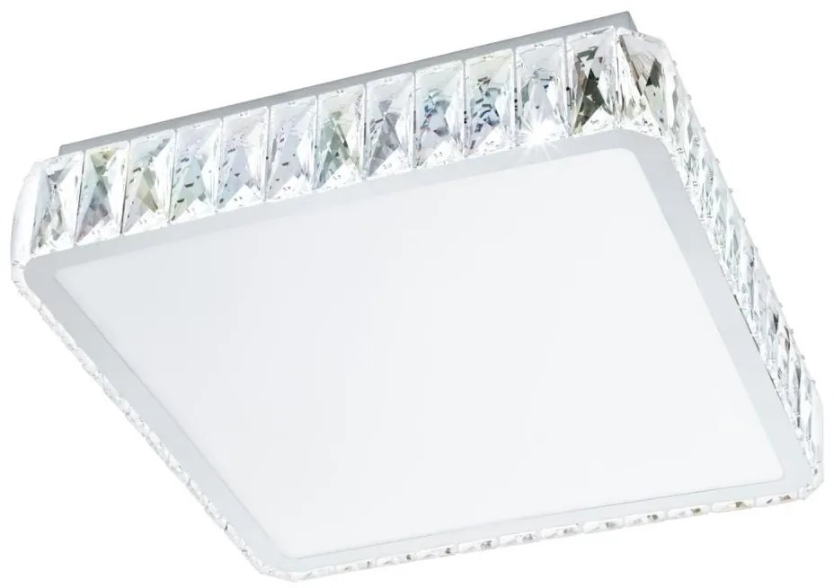 Eglo 95542 - Kryształowa ściemnialna lampa sufitowa TELLUGIO-S LED/24W/230V