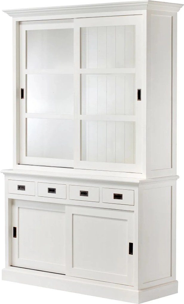 Witryna Milton z 4 szufladami 144x53x226cm
