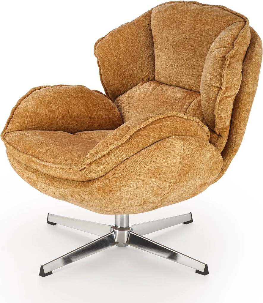 Fotel wypoczynkowy z grubymi poduchami Guido Halmar