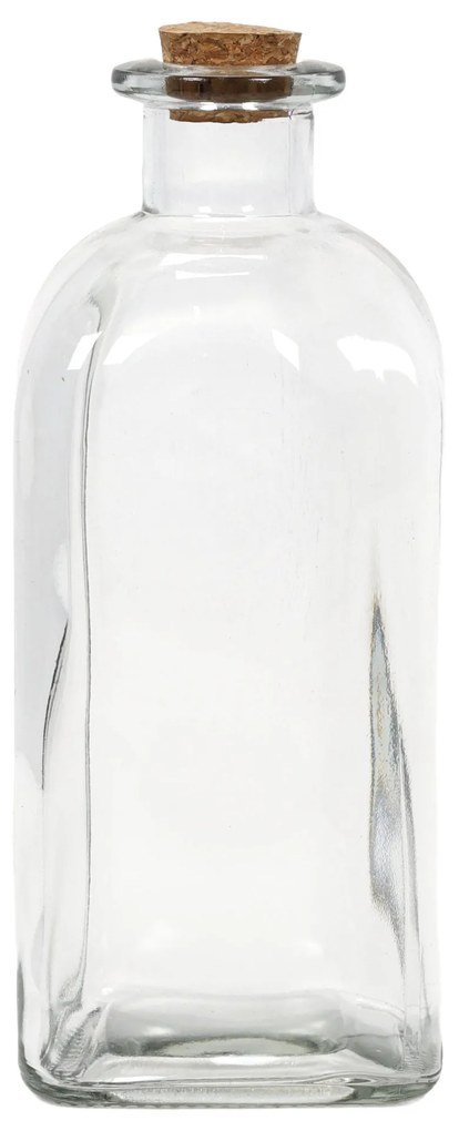 Szklana butelka z korkiem