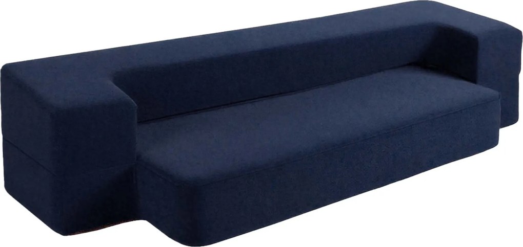 Sofa-materac 2w1 niebieska granat