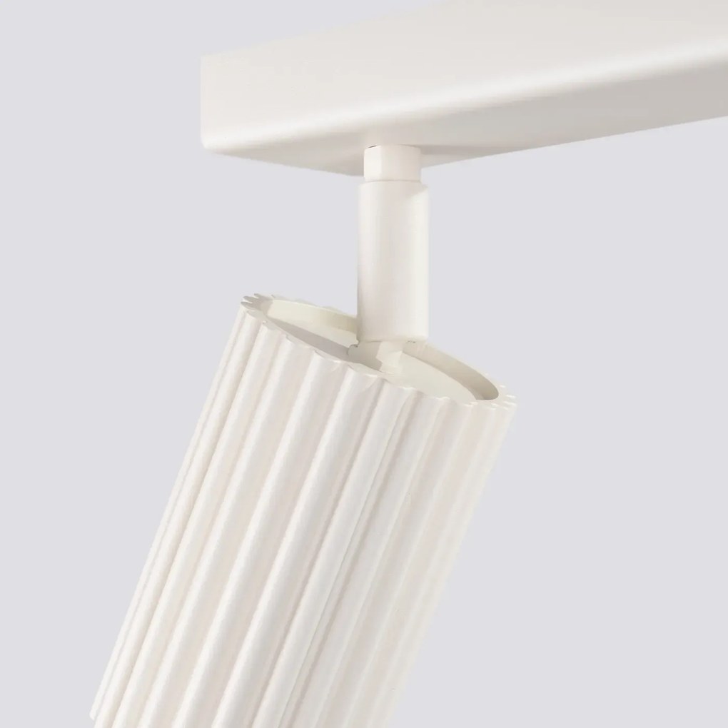 Listwa oświetleniowa 4-punktowa KARBON 4L beżowa ryflowana SOLLUX  LIGHTING
