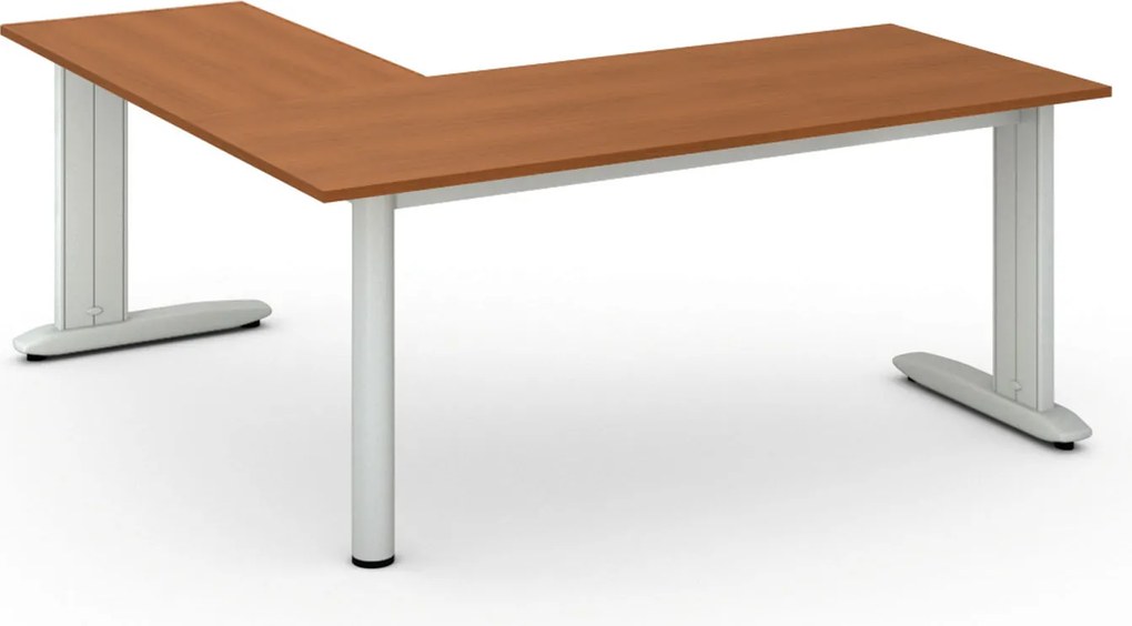 Narożne biurko PRIMO FLEXIBLE, 180x180 cm, czereśnia