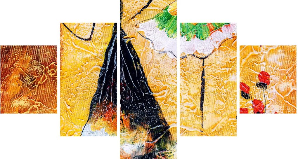 Obraz - Tańczące baletnice, obraz olejny (125x70 cm)