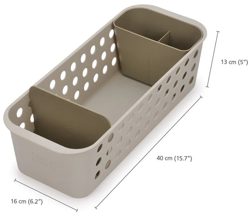 Beżowy organizer łazienkowy EasyStore – Joseph Joseph