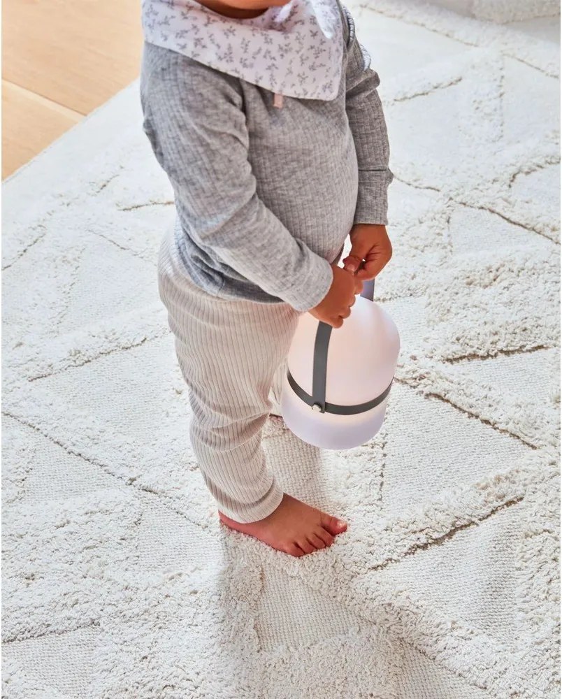 Szara lampa zewnętrzna Kave Home Janvir, wys. 16 cm